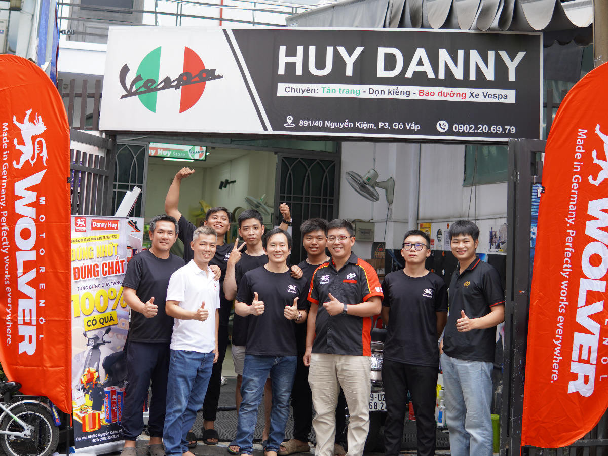 SỰ KIỆN THAY NHỚT TẶNG QUÀ TẠI DANNY HUY - ĐẠI LÝ PHÂN PHỐI CHÍNH THỨC WOLVER